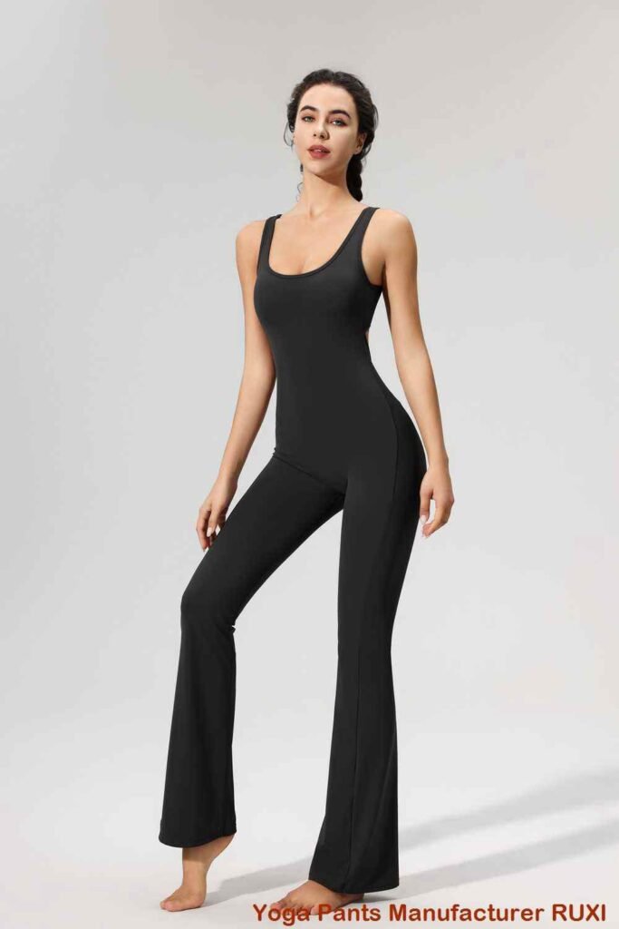 παντελόνι γιόγκα με ραβδώσεις