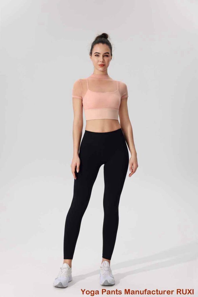 ανοιχτό ροζ σορτς προπόνησης RUXI